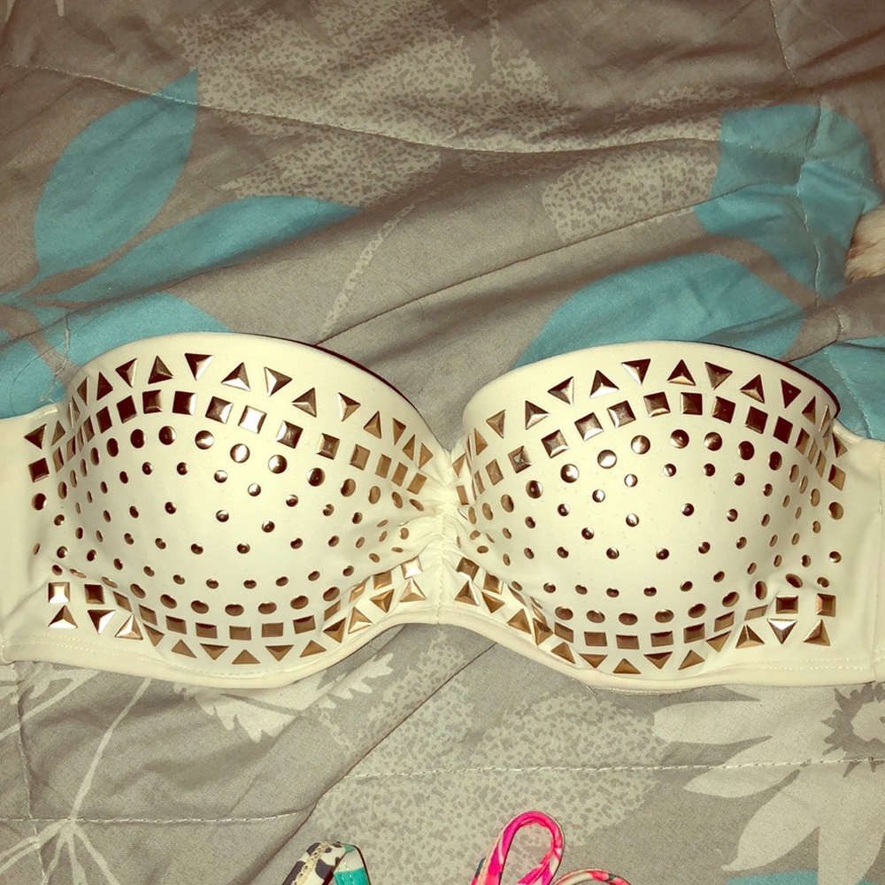 Studded bikini top